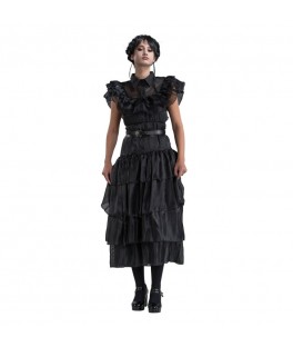 Robe de bal noire Mercredi