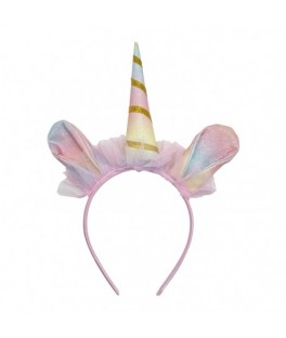 Serre tête licorne pastel