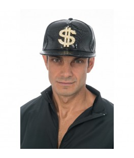 Casquette $ rappeur noire