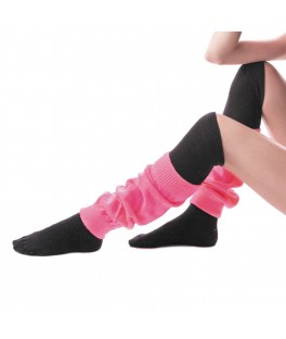 Guêtre x2 rose fluo