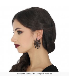 Boucles d oreilles Toile...