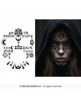 Tatouage visage satanique