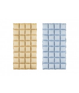 Rideau ballons alu beige bleu