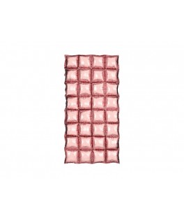 Rideau ballons alu rose foncé
