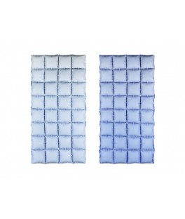 Rideau ballons alu bleu fonce