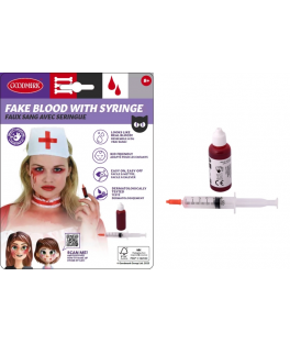 kit faux sang seringue