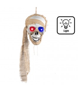 tete de mort pirate susp  53cm