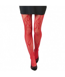 collants rouges flamme