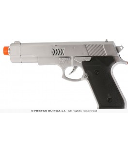 pistolet argent 24 cms