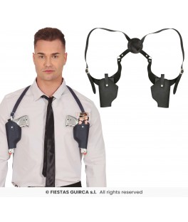 étui double avec pistolets