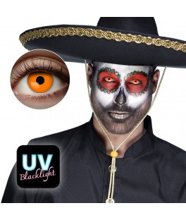 lentilles fluo flash orange