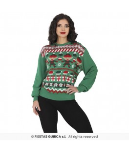 Pull de noël elfe femme