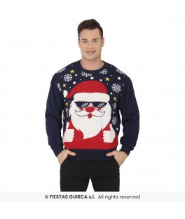 Pull de noël Père Noël hommes