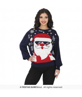 Pull de noël Père Noël femmes