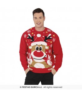 Pull de noël Renne, homme