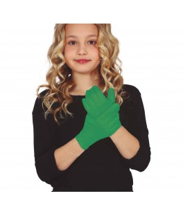 Gants enfant vert foncé