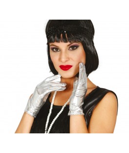 paire de gants argent 22cm