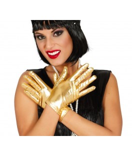 Paire de gants or 22cm