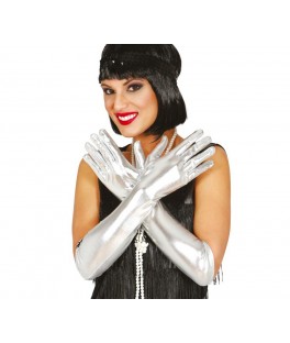 paire de gants argent 44cm