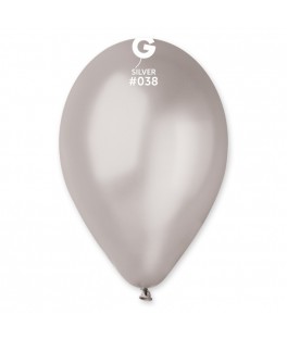 Ballons 30cm x50 argent