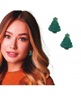 Boucles d'oreilles sapin