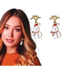 Boucles d'oreilles bonhomme...