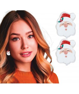 Boucles d'oreilles père noël