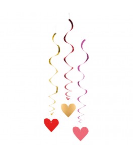 Swirls love 85 cm x3