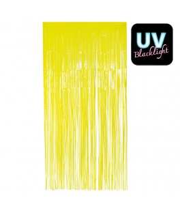 Rideau de porte Jaune fluo