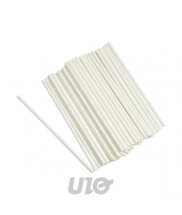 Pailles blanches x50