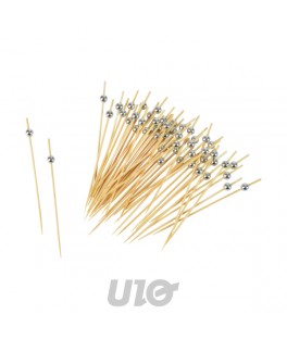 Piques apéro boule argent x50