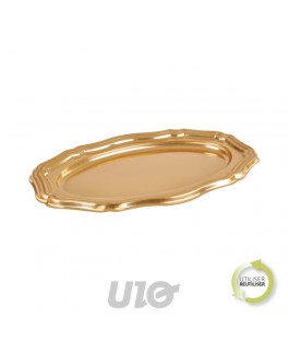 Plateau ovale louis xv or