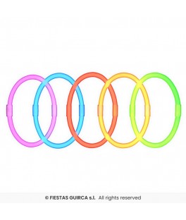 Bracelets néon 15 pièces