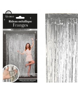 Rideau Franges Argentés