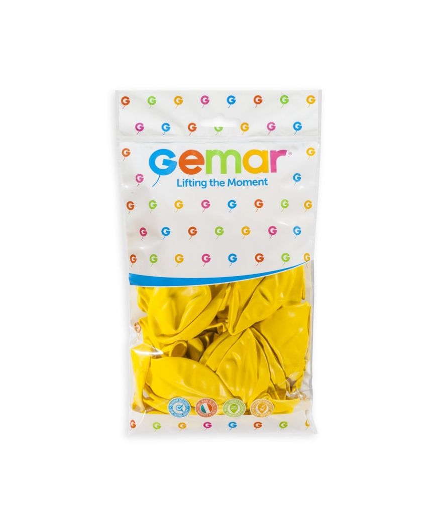 Ballons 48cm x10 jaune