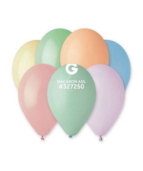 Ballons pastels multi x10