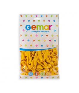 Ballon jaune x50 13 cm