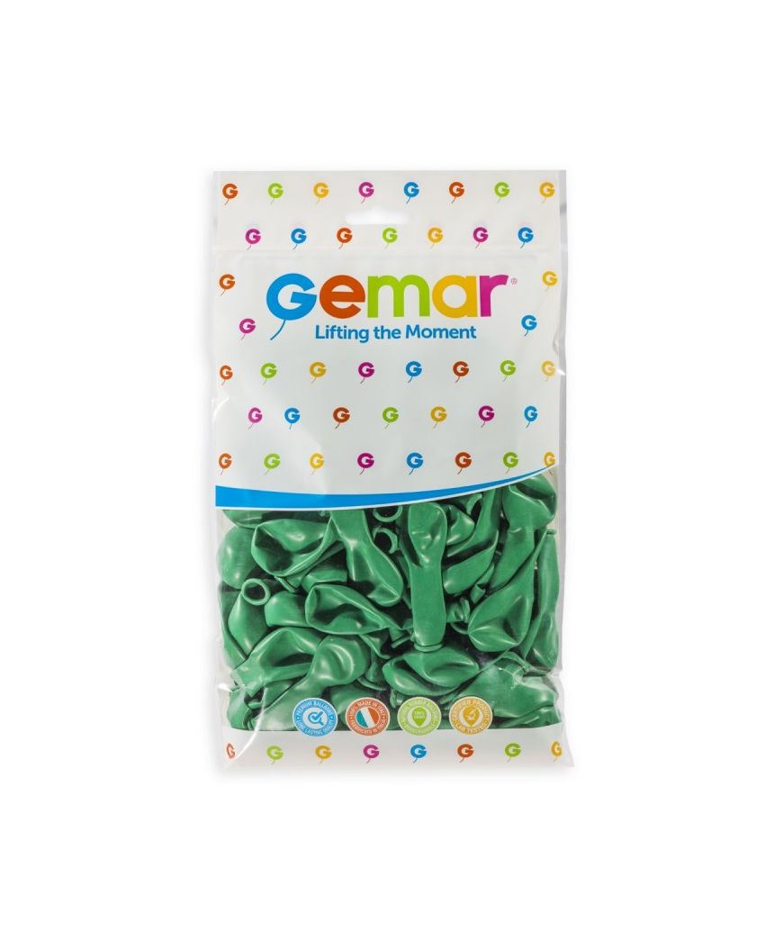 Ballon vert x50 13 cm