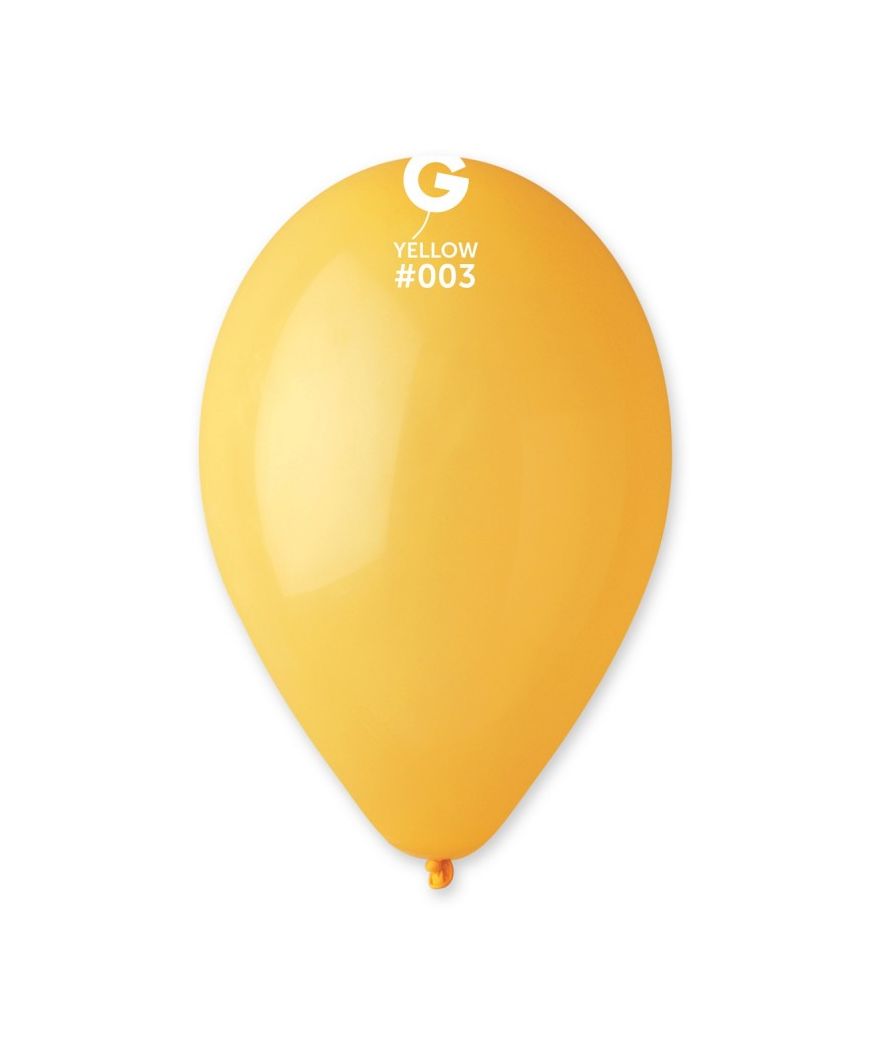 Ballons jaune 30 cm x50