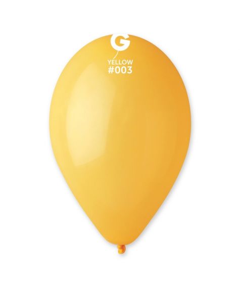 Ballons jaune 30 cm x50