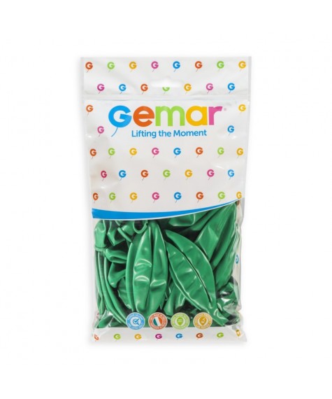 Ballons 48cm x10 vert sapin