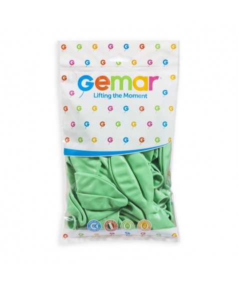 Ballons 48cm x10 vert menthe