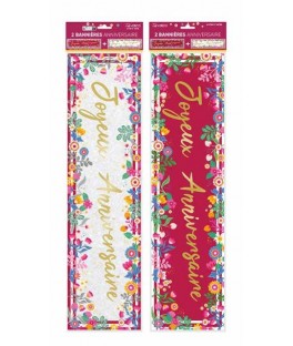 Banniere anniv floral