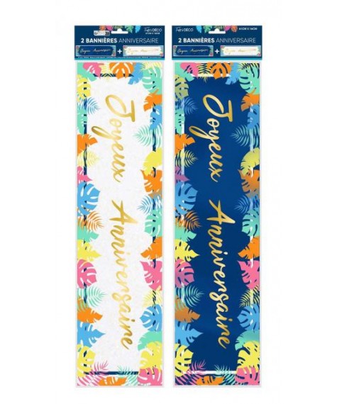 Banniere tropical