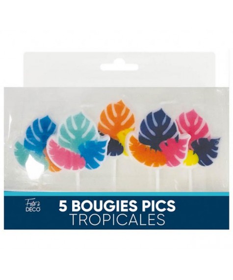 Bougies pics tropical
