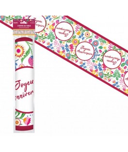 Chemin de table floral