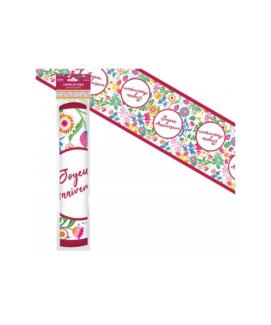 Chemin de table floral