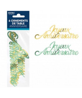 Ornement de table tropical