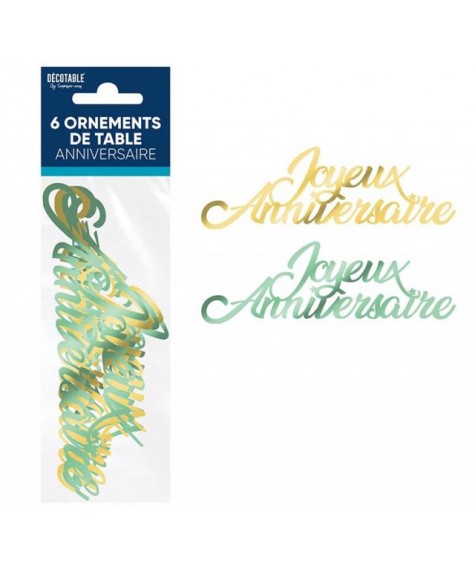 Ornement de table tropical