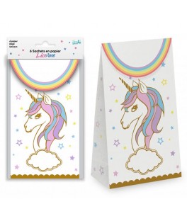 Sachets x6 licorne